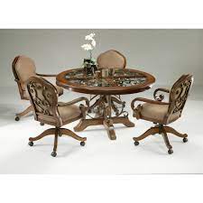 The dining table comes with wheels on the bottom, making it mobile and easy to move around. Dinette Sets With Caster Chairs You Ll Love In 2021 Visualhunt