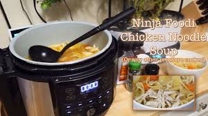 Evenly cook frozen food from the inside out, starting with pressure cooking and finishing off with a. Ninja Foodi Easy Fast Chicken Noodle Soup 7 Step Recipe And Instructions Instapot Pressure Cooker Youtube