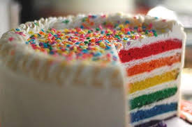 Fun Cake For Kids Repin By Pinterest For Ipad Birthday Desserts Easy Birthday Desserts Rainbow Layer Cakes
