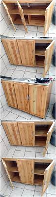 Take a closed view of these revamped diy pallet kitchen cabinets, by getting the necessary supply of wood from pallets, new wooden doors have been made and then have been added to cabinets again! 80 Ideas For Wood Pallet Made Kitchens Inspirationalz Inspirationalz