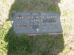 Marjorie Rose Duffy Lance (1931-2003)