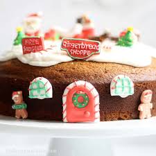 An easy christmas cake recipe that turns out perfect every time. Gingerbread Bundt Cake With Icing Decorated For Christmas