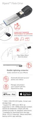 The settings menu is where you can backup and restore your ios contacts and turn on automatically syncing your camera roll to the ixpand drive. Ixpand Flash Drive 128gb