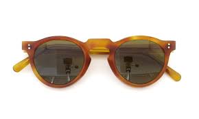 lesca レスカ vintage panto light demi 6mm v2 brown lense 眼鏡 メンズファッション メンズ