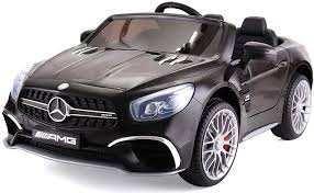 Features include real opening doors, working lights, and functioning horn. Amazon Com Tobbi Licensed Mercedes Benz 12v Kids Ride On Car With Remote Control Mp3 Black Toys Games