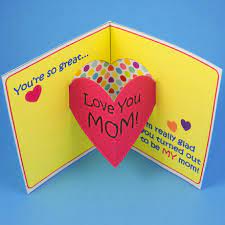 Give mom a gift from the heart with one of these sweet mother's day card ideas that kids can make. Make Mother S Day Pop Up Card Mother S Day Crafts Aunt Annie S Crafts