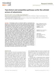 Bing.com is tracked by us since april, 2011. Pdf Two Distinct And Competitive Pathways Confer The Cellcidal Actions Of Artemisinins