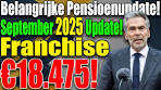 Video September 2025: Franchise stijgt naar €18.475 – Wat ... - YouTube