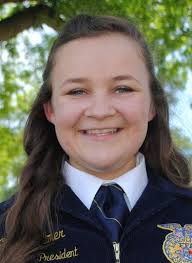 Ciera Ballmer is new state FFA president