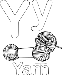 Our printable sheets for coloring in are ideal to brighten your family's day. Y Is For Yarn Coloring Page Coloringall