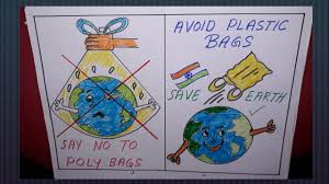 How To Draw Avoid Plastic Bags Save Earth Plastic Mukt Bharat Drawing Swachh Bharat Drawing Youtube