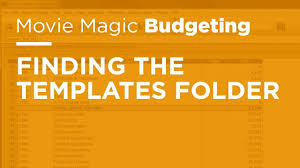 Movie magic scheduling doesn't have a script breakdown tagging interface, which means you must open a script pdf on your desktop, and manually type in each element in movie magic scheduling. Legacy Movie Magic Budgeting Finding The Templates Folder Youtube