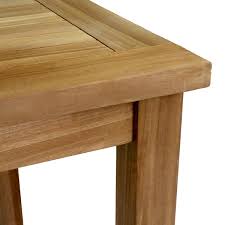 Zusätzlich ist dieser tisch aus europäischem holz in europa gefertigt. Divero Esstisch Gartentisch Balkontisch Teak Holztisch Behandelt Massiv 90x90