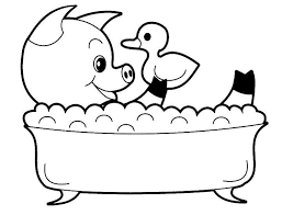 With more than nbdrawing coloring pages bathroom, you can have fun and relax by coloring drawings to suit all tastes. Online Coloring Pages Coloring Page The Pig Swims In The Bathtub Animals Download Print Coloring Page
