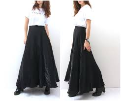 90s Floor Length Black Skirt Glossy Gown Tulle Skirt Goth Witchy Evening Maxi Skirt S In 2020 Skirts Black Skirt Tulle Skirt