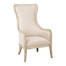 Ivory Linen Wing Back Accent Chair Kirklands Shabby Chic Accent Chairs Accent Chairs Linen Chair