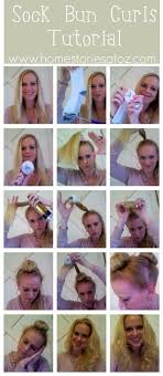 Sock Bun Curls Effortlessly Curl Hair Overnight By Kathleen Sock Bun Curls How To Curl Your Hair Sock Curls