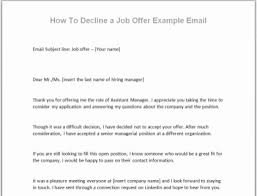 How to write a job offer email? How To Decline A Job Offer