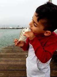 I believe the guys were smiling at us today here at Grandma's Seafood  Company in Port Aransas Texas