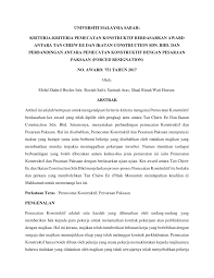 Surat perjanjian kerjasama atau memorandum of understanding (mou) ini dalam dunia bisnis sering dijadikan sebagai dokumen penjelasan mengenai suatu proyek sebelum mengetahui bagaimana contoh surat perjanjian kerjasama yang baik dan benar, maka ketahui juga fungsi dan manfaatnya. Pdf Universiti Malaysia Sabah Kriteria Kriteria Pemecatan Konstruktif Berdasarkan Award Antara Tan Chiew Ee Dan Ikatan Construction Sdn Bhd Dan Perbandingan Antara Pemecatan Konstruktif Dengan Pesaraan Paksaan Forced Resignation