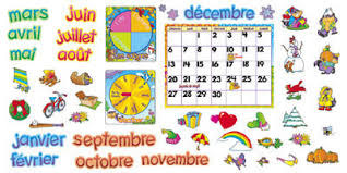 large french calendar display kit