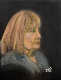 Great night tonight. Pastel pencil