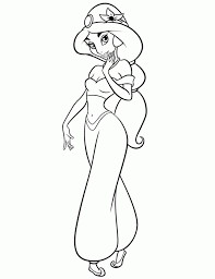 Free printable princess jasmine coloring pages. Jasmine Free Coloring Page Coloring Name B107 Resident