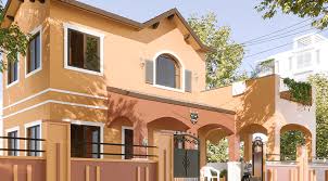 Orange Two Y Exterior Home Design Idea