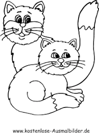 Ausmalbild Katze Und Kater Zum Ausdrucken