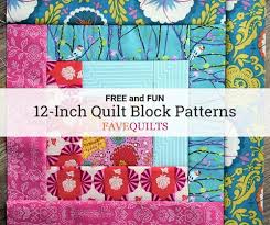 Sew your own log cabin quilt with the help of this collection of sixty free log cabin quilt patterns. 26 Free 12 Inch Quilt Block Patterns Favequilts Com