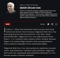 General bekir ercan van, the commander of turkey's incirlik air base, has been arrested over links to a failed coup against the turkish government. Incirlik 10 Tanker Us Komutani Bekir Ercan Van Incirlik 10 Tanker Us Komutani Tuggeneral Bekir Ercan Van Darbe Girisimi Sirasinda Tbmm Ve Cumhurbas 15 Temmuz
