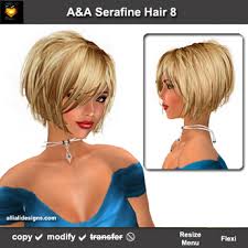 Here's a list of top 30 short blonde hairstyles, so this blonde dimensional bob is perfect! Second Life Marketplace A A Serafine Hair Dark Blonde Color 8 Short Womens Bob Hairstyle