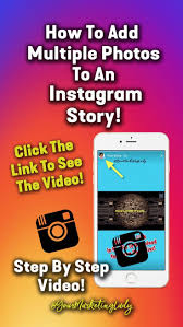 You can add multiple photos, drag photos to swap position, and also use the quick resize option. How To Add Multiple Photos To An Instagram Story November 2017 Step By Step Video Instagra Social Media Infographic Instagram Marketing Tips Instagram Story