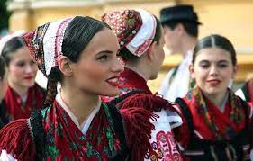 Hungarian people are very proud of their heritage 8. Hunnic Girls From Hungary In Their Traditional Dresses Southwest Turan Hungarian Clothing Culture Folk Dance