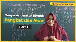 We did not find results for: Menyederhanakan Bentuk Akar Dan Pangkat Matematika Kelas 9 Smp Youtube