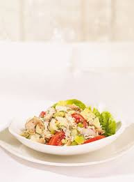 Salade De Riz Aux Artichauts Aux Coeurs De Palmier Et Au Poulet Recette Avec Images Salade De Riz Recette Avec Poulet Cuit Recette Salade