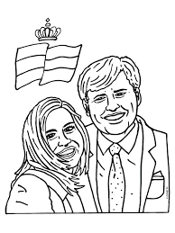 Kleurplaat troonwisseling de kroon kleurplatennl 6 flags new. Kleurplaat Koning Willem Alexander En Koningin Maxima Leukekleurplaten Nl