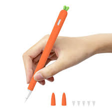 For ipencil case cover silicone sleeve compatible with apple pencil 2nd generation, cute carrot design silicone soft protective cover accessories with pencil tip cover (orange) 4.【package includes】1*body sleeve & 2 caps & 5 nibs. Love Mei Apple Pencil Silicone Holder Sleeve For 2nd Generation Protective Skin Cover Magnetic Case And Nib Cover Non Slip Smooth Grip Cute Carrot Accessories With Pencil Tip Cover For Ipad Pro Amazon Com Au
