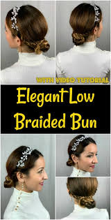 Braided buns look stunning as you can see on the image featured and they are perfect for the spring and summer. Elegant Low Braided Bun Hairstyle With Video Diy Crafts
