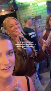 Every Karaoke night… summer love song appears