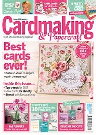 When you design your greeting cards, you have control over the look who says you can't use unconventional paper sources for cardmaking? Magazine Issue 165 Of Cardmaking And Papercrafts Magazine Is Out Anino