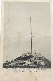 1906 RARE VIEW Hong Kong Postcard. Victoria Peak. - Harrington & Co.