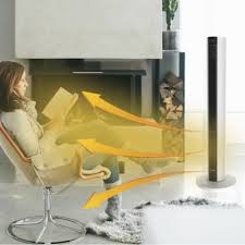 Some hanging heaters look like a ceiling fan or they can be similar to an elegant chandelier. Lasko All Season Tower Fan Heater In One