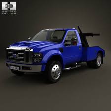 Ford Super Duty F 550 Tow Truck With Hq Interior 2005 3d Model From Humster3d Com Price 125 Modeli