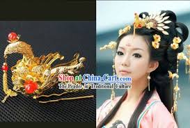 Ancient Chinese Hanfu Style Handmade Phoenix Hair Accessories Set For Brides Hair Accessories Set Asian Hair Pin Chinese Hairstyle