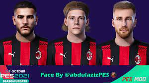 Dale al like, comparte y suscribete! Pes 2020 Pes 2021 Ac Milan Facepack By Abdulaziz