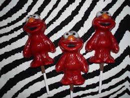 Chocolate Elmo Lollipops By Candyscandies On Etsy 24 00 Birthday Party Cups Elmo Birthday Party Baby Shower Chocolate