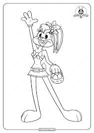 Cool baby bugs bunny and lola love coloring page bunny coloring. Looney Tunes Lola Bunny Coloring Pages