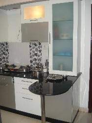 Consider durability, cleaning, appearance and also comfort when choosing your flooring material. Small Space Kichen Small Kitchen Designs Kitchen Designs In India Small Kitchen Ideas Gharexpert Com
