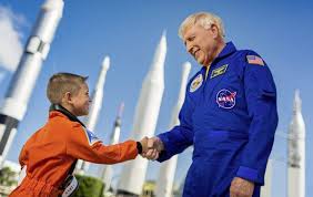 Grab $4 reduction on daily admission tickets with kennedy space center military discount. Jon Mcbride Decorated Navy Captain And Veteran Nasa Astronaut Announces Retirement From Kennedy Space Center Visitor Complex